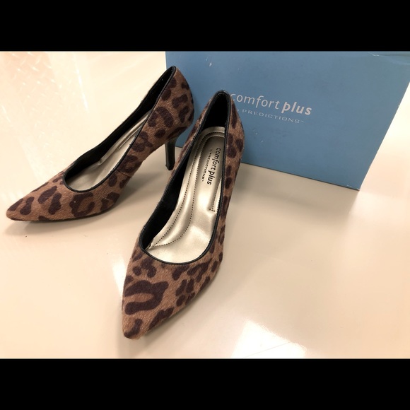 Comfort Plus by Prediction Jaclyn Leopard Print pump - Picture 1 of 5